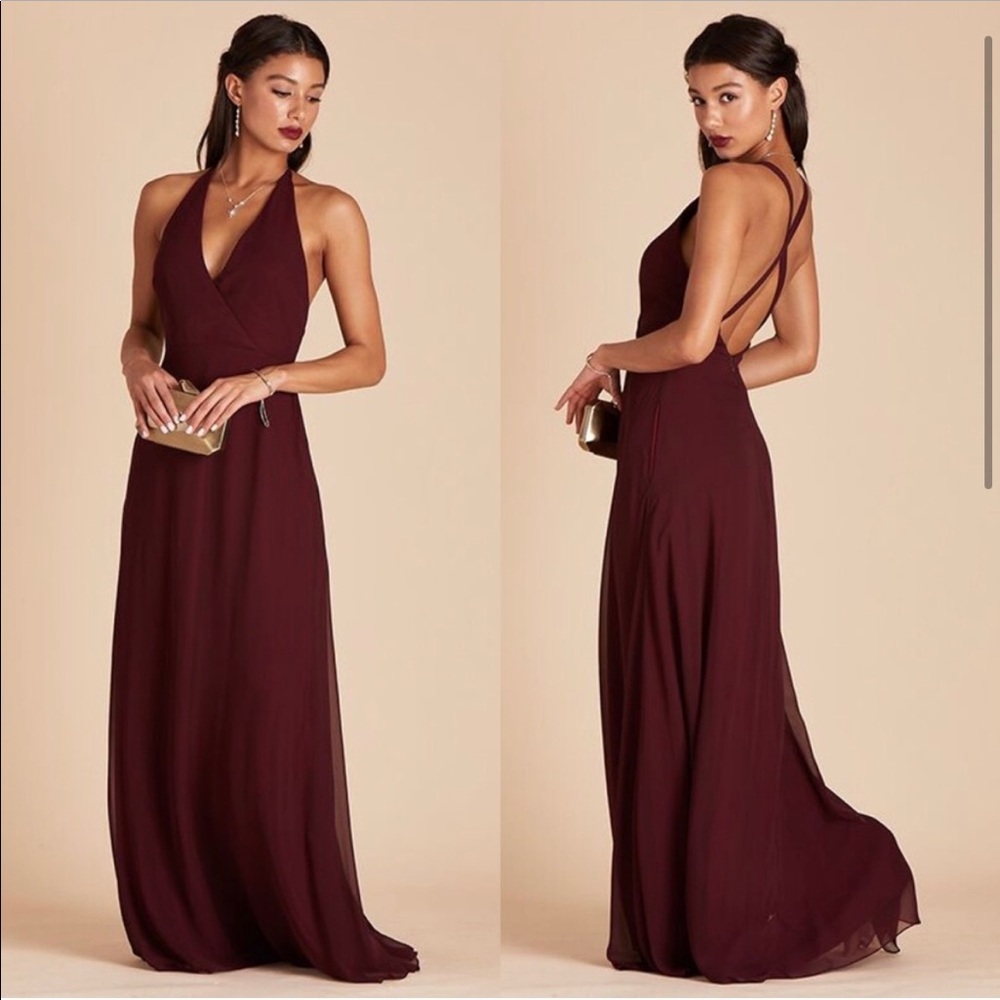 Maroon Birdy Grey Moni convertible Dress